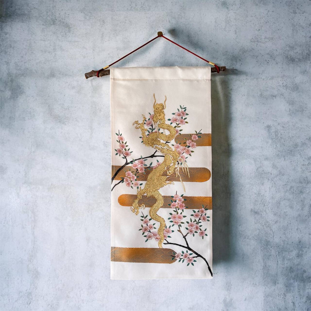 Interior art【龍と桜】