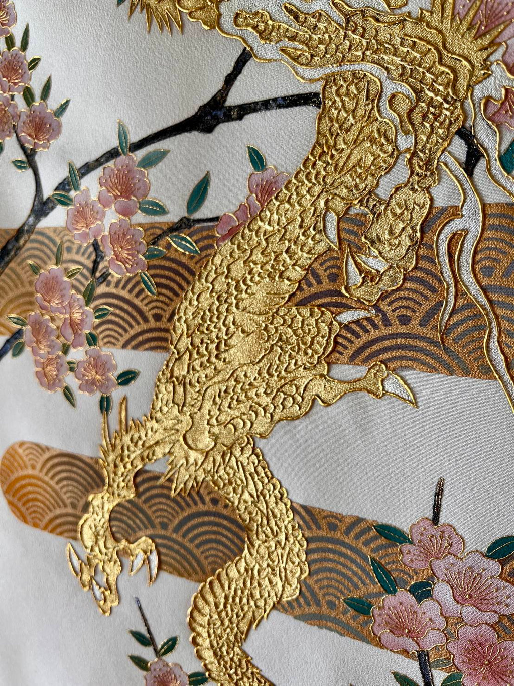 Interior art【龍と桜】